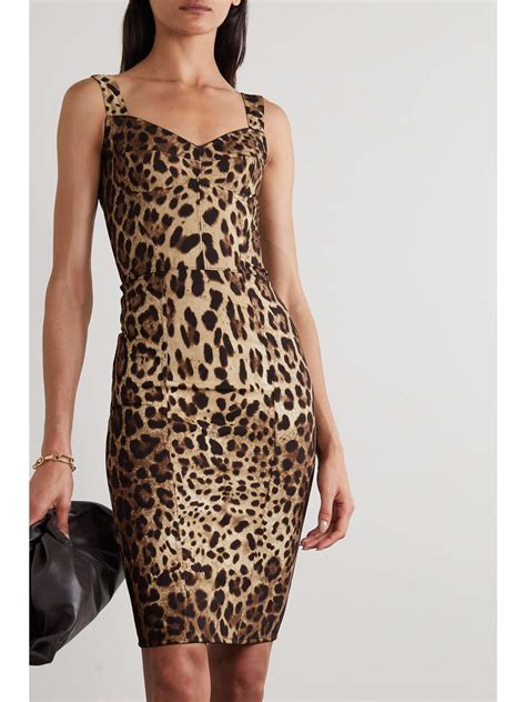 dolce gabbana dress leopard|dolce and gabbana animal print.